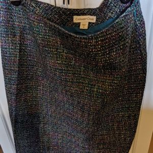 Coldwater Creek Textured Skirt